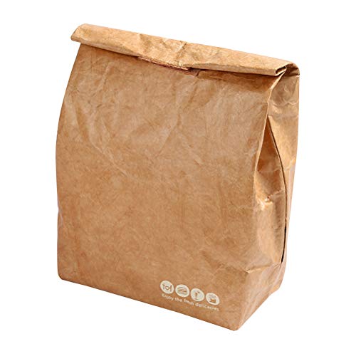 1 UNID Paquete Bolsa de Almuerzo Papel Kraft Película de Aluminio Bolsa de Caja de Almuerzo Picnic Aislamiento Paquete de Hielo