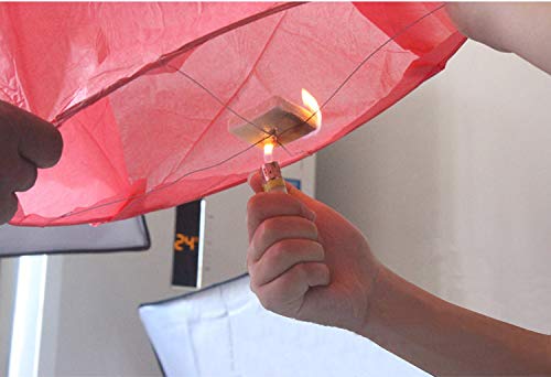 10 pcs Cielo Lanterns colores mixtos farolillos chinos voladores, Mini sky lantern globo de aire caliente, papel de arroz no inflamable seguro, Cielo Linternas más mágico que fuego pirotécnicos