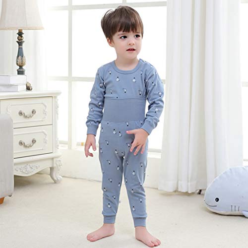 100% algodón Baby Boys Pijamas Set Ropa de Dormir de Manga Larga (6M-5 Años) (Tag55 (12-24 Meses), Patrón 7(Cintura Alta))