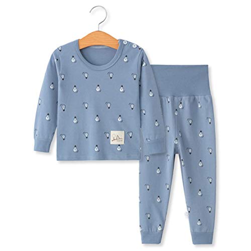 100% algodón Baby Boys Pijamas Set Ropa de Dormir de Manga Larga (6M-5 Años) (Tag55 (12-24 Meses), Patrón 7(Cintura Alta))