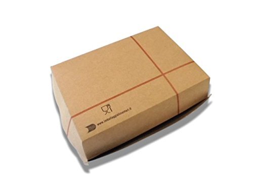 100 cajas de sándwiches grandes de 15 x 10 cm rectangulares para hamburguesas y sándwich de papel Big Boxburger de cartón kraft alimentario para llevar Take Away