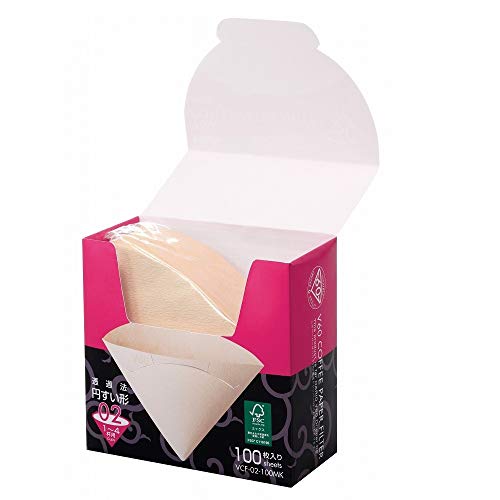 100 hojas en caja VCF-02-100 mK 1-4 tazas Hario V60 para el filtro de papel M (jap?n importaci?n)