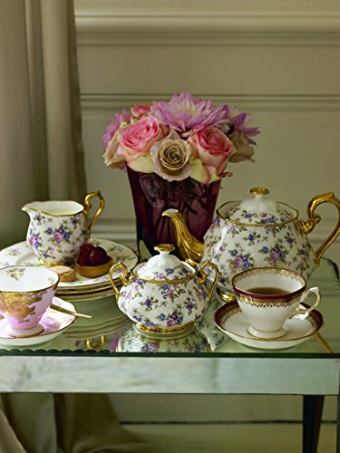 100 Years by Royal Albert 1940 Inglés Chintz Tetera/Azúcar/Crema, 3 Piezas