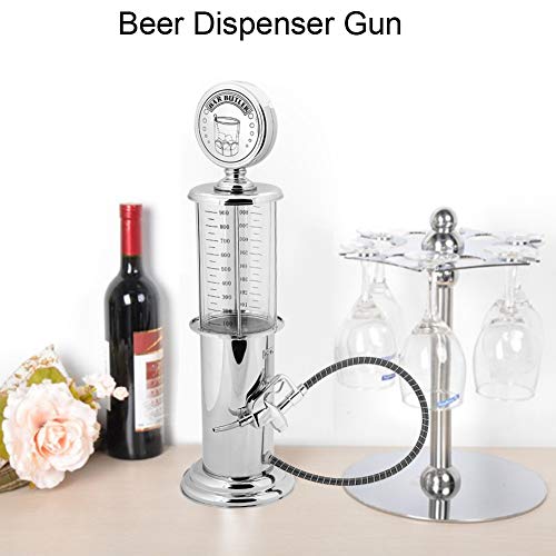 1000cc Single Gun Cerveza/Vino/Licor/Dispensador de bebidas Bomba de metal Gasolinera Alcohol Líquido Refresco Bebidas Máquina de verter Bar Bar Herramientas de cerveza