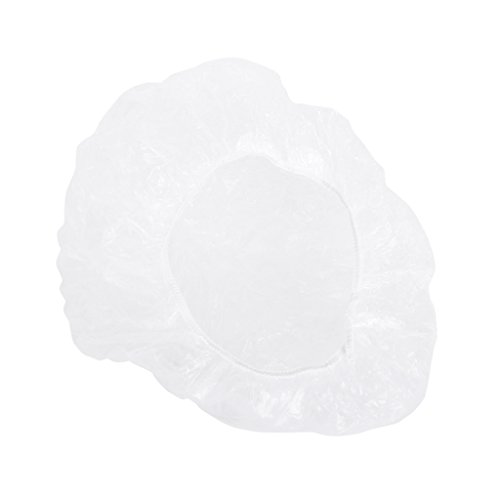 100Pcs Gorras Gorros Tapas De Cabello Para Ducha Desechable Claro Para Spa Salón