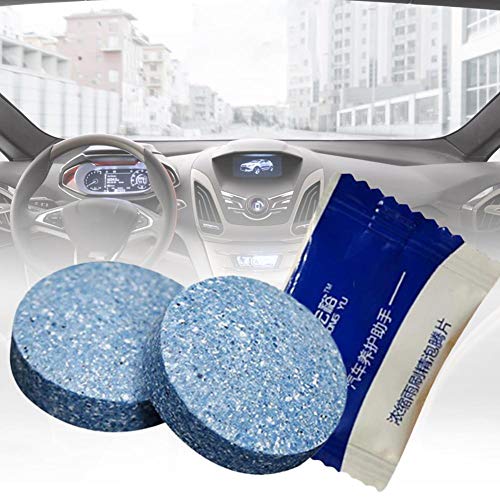 10PCS Limpiaparabrisas para Limpiar Ventanas De Coche Limpiador De Tabletas Efervescentes Condensadas Agua Limpiador Sólido Limpiador Convencional De Vidrio Súper Auto Concentrado