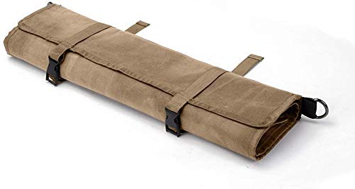 11 ranuras de cuchillo de chef rollo bolsa portátil rollo de cuchillos, se puede utilizar para caja de rollo de cuchillos en cocina, restaurante, viajes