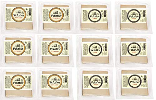 12 CUÑAS DE QUESO PEÑAFLOR: 6 DE VIEJO Y 6 DE Curado (12x250gr)