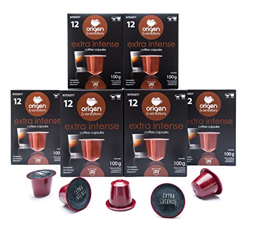 120 Cápsulas Nespresso Compatibles con Cafetera Nespresso - Cafe Extra Intense