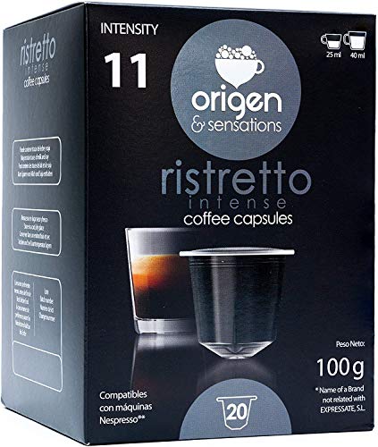 120 Cápsulas Nespresso Surtido Compatibles con Máquinas Nespresso - 40 Extra Intense, 20 Ristretto, 20 Intense, 20 Arabica, 20 Decaf