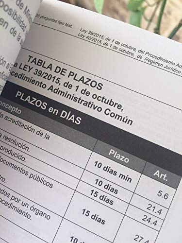 1220 Preguntas Tipo Test. Ley 39/2015 de Procedimiento Administrativo Común y Ley 40/2015 del Régimen Jurídico del Sector Público. 6ª Ed