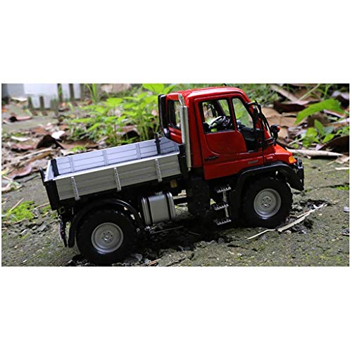 1:24 modelo de coche Mercedes-Benz Unimog U400-o-terreno modelo de simulación de aleación modelo de coche de colección de regalos de decoración exclusiva de colección modelo (color: rojo) liuchang20