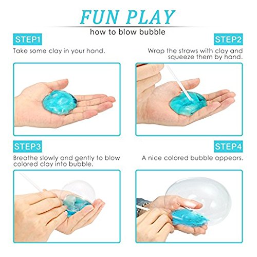 12PCS Macarons Slime Kit, Simuer Cristal Mud Kit Arcilla de caucho de Barro DIY Magia Plastilina Kid Juguetes