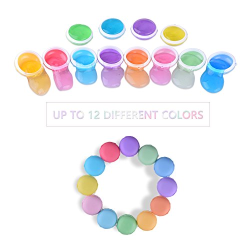 12PCS Macarons Slime Kit, Simuer Cristal Mud Kit Arcilla de caucho de Barro DIY Magia Plastilina Kid Juguetes