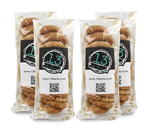 13 di Ilaria Galletas Torcetti de Mantequilla, rosquillas crujientes - 4 Paquetes de 175gr Cada uno