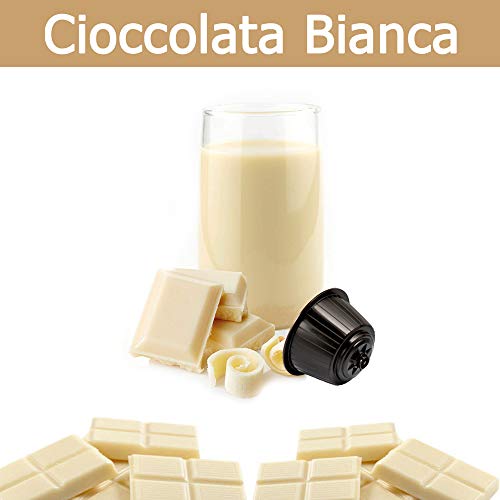 16 Kickkick Cápsulas Chocolate Blanco Compatible Nescafé Dolce Gusto