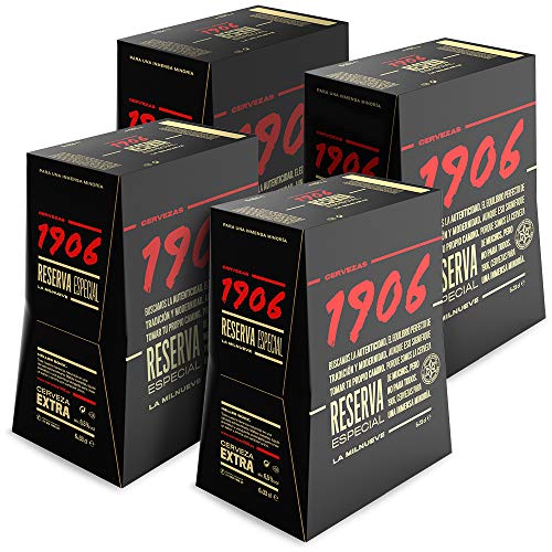 1906 Reserva Especial Cerveza - Pack de 24 botellas x 330 ml - Total: 7.92 L