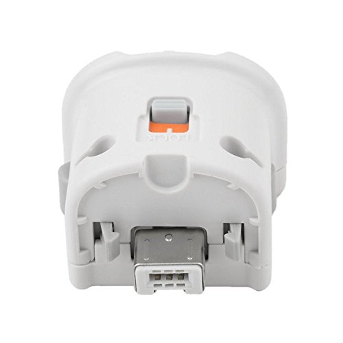 2 Adaptador Motion Plus del Sensor Externo para Nintendo Wii Remoto Controlador(Blanco_COOLEAD)