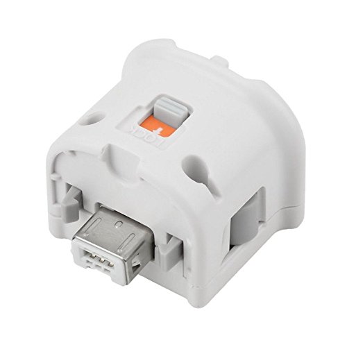 2 Adaptador Motion Plus del Sensor Externo para Nintendo Wii Remoto Controlador(Blanco_COOLEAD)