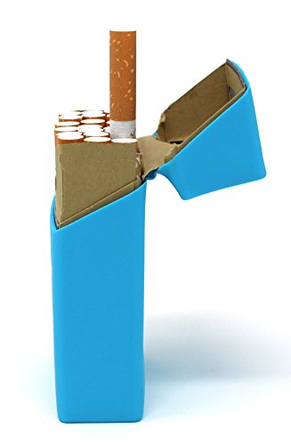 2 Cajas de Cigarrillos de Silicona – Weekend y Estrellas – Funda para Cigarrillos – Adecuado para una Caja de Cigarrillos en tamaño estándar – también Apto para Las Nuevas 21 Cajas