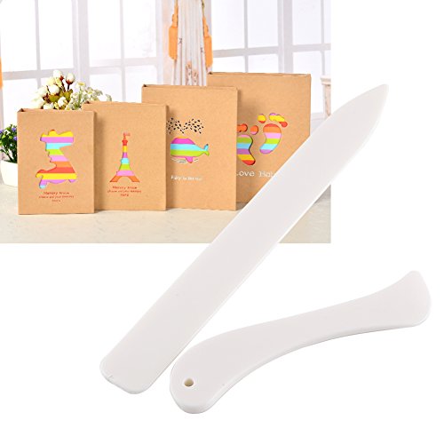 2 unids Paper Bone Folder Crafts plegado arruga papel Crafting Scrapbooking herramienta para Paper Craft Card Making Bookbinding