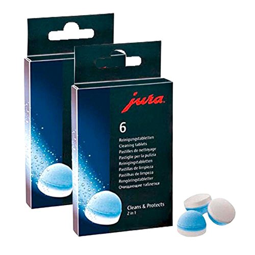 2 x Jura 62715 6 pastillas de limpieza