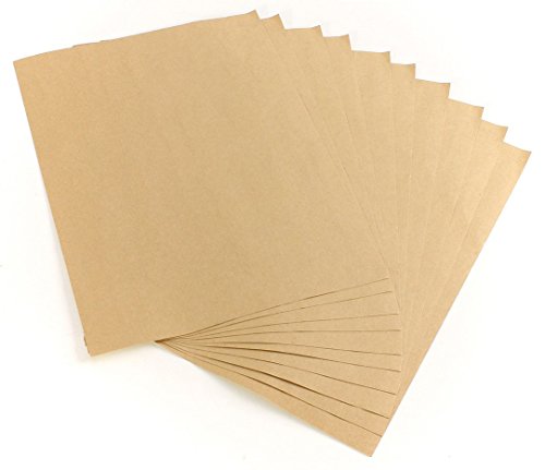 20 hojas de papel de impresión de etiquetas adhesivas A4 KRAFT MATT