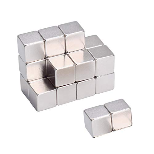 20 pieza Neodimio Imán 8x8x8 mm cubo Extrem Fuerte 2,5 kg de fuerza (Pack de 20) Magenesis®