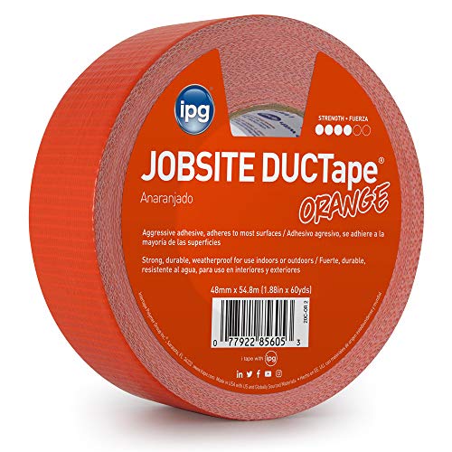 20C ou 2-Tous usages Ductape 1.87 m X 60 cm, 9-Mil-Orange