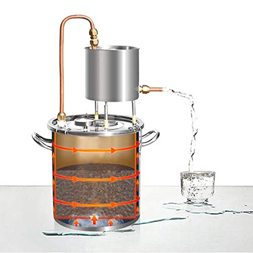 20L Ollas Cerveza Fermentadores Elaboración Vino Haciendo Arrancador Inicio Brewing Kit De Elaboración De La Cerveza Destilador De Alcohol Destilador Etanol 304 Aún Caldera De Acero Inoxidable