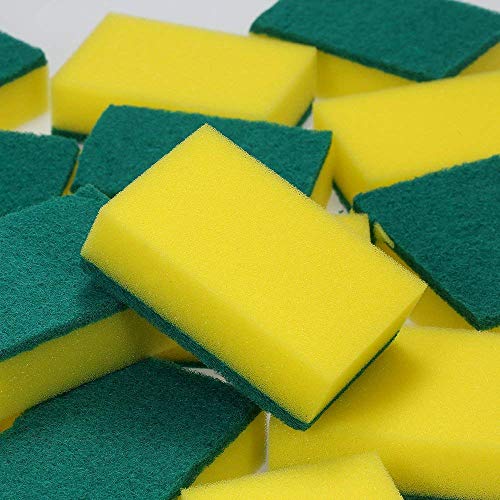 20pcs Estropajo Mágicas de Limpieza Esponja Multiusos Exfoliante Esponja Manchas Quitar Limpieza Scrubber Cepillo para Lavar Platos de Doble Cara para Garaje Cocina Baño