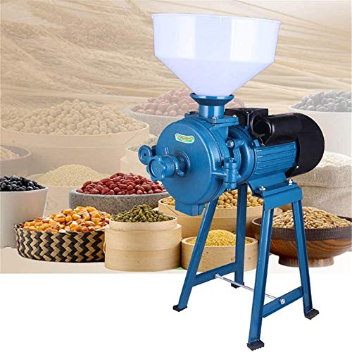 2200W Comercial Molino Grinder eléctrico de Grano seco RSS Harina de fresado de la máquina Amoladora Cereales Arroz Maíz café de Trigo con el Embudo, para el hogar Tiendas