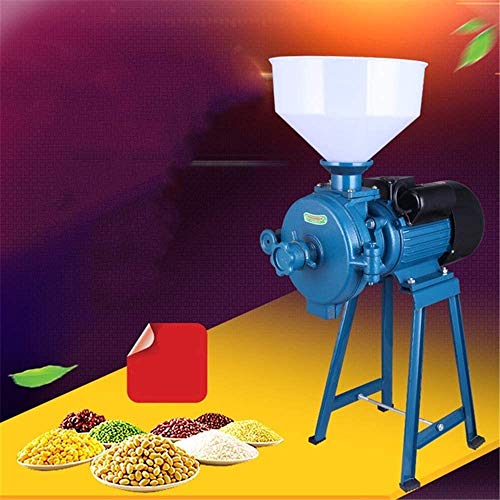 2200W Comercial Molino Grinder eléctrico de Grano seco RSS Harina de fresado de la máquina Amoladora Cereales Arroz Maíz café de Trigo con el Embudo, para el hogar Tiendas