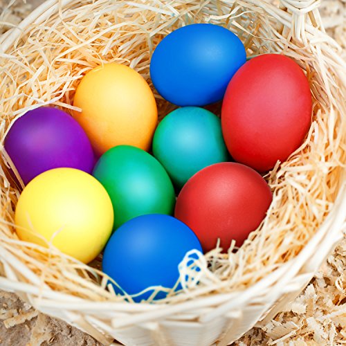 24 Piezas de Huevos de Maracas Juego de Shaker de Huevo de Plástico Musical para Materiales de Fiesta de Niños Juguetes Musicales, 6 Colores