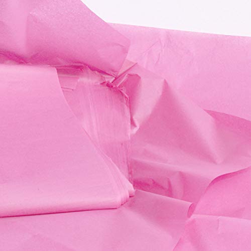 25 hojas de papel de seda de color rosa pastel, papel de seda sin ácidos, papel de seda artístico, papel de regalo, papel de seda para decoraciones