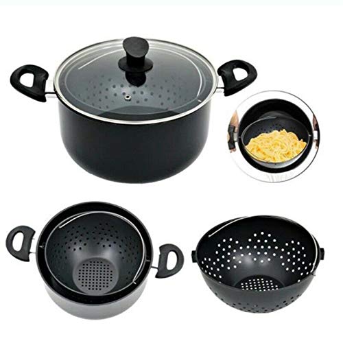 2j5xWx2M-35 x 26 x 19 cm United States Pot Cookware ollas de cocina Always Keep Vertical Cookware Utensilios de cocina antiadherentes, 35 x 26 x 19 cm, Estados Unidos