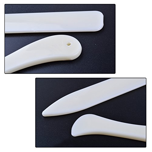 2pcs Carpeta de Hueso Bone Folder Herramienta de Encuadernación para Fabricar Albumes de Recortes Doblar Papel Origami o Cartulinas