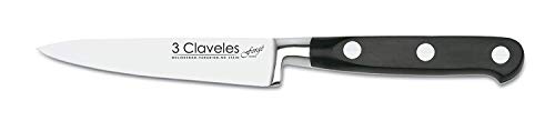 3 Claveles Set de Cuchillos de Cocina Forjados, Acero Inoxidable, Plata