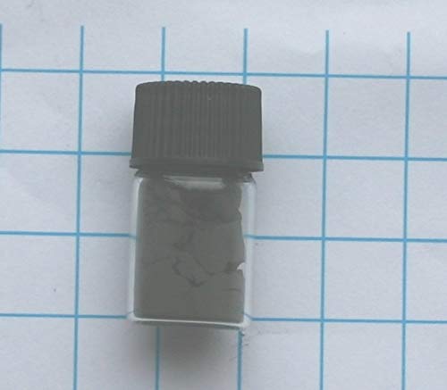 3 Gram 99,9% Molibdeno Polvo de Metal en Vial de Cristal - Elemento puro 42 Muestra - Envío gratis