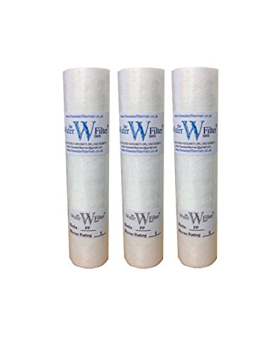 3 x 10 pulgadas PP Filtros de agua de sedimentos de 5 micras