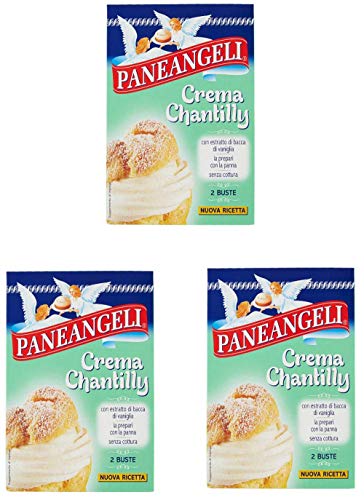 3 x panea ngeli Crema Chantilly Crema Chantilly de crema mezcla tartas 2 x 40