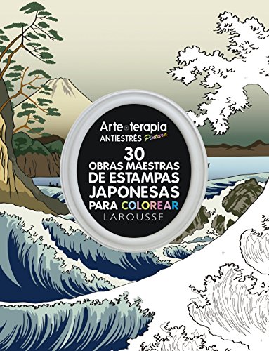 30 obras maestras de estampas japonesas para colorear (LAROUSSE - Libros Ilustrados/ Prácticos - Ocio y naturaleza - Ocio)