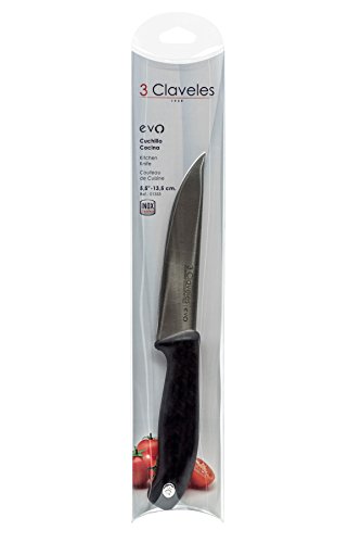 3Claveles Evo - Cuchillo cocina, 13,5 cm, 5,5 pulgadas