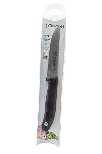 3Claveles Evo - Cuchillo de cocina, 11 cm, 4,5 pulgadas