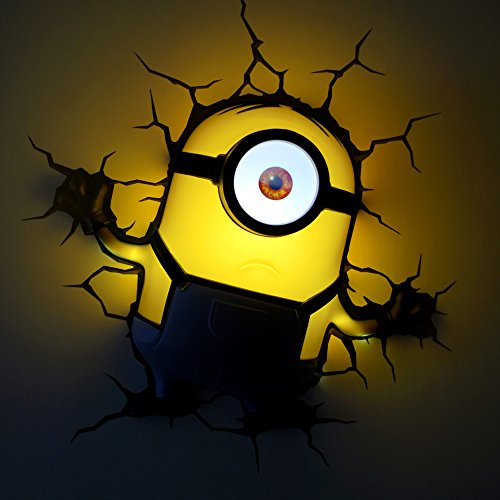 3D Light Fx 3DLIGHTFX - Lámpara 3D Minions Stuart, Multicolor