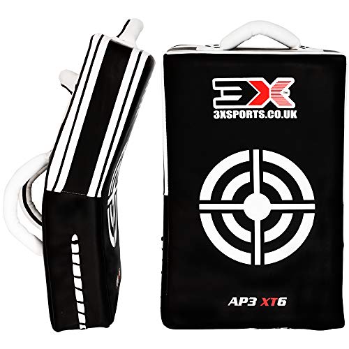 3X Professional Choice Artes Marciales Escudo MMA Boxeo Paos Mano Patada Entrenamiento Pad Manoplas Grande (Esto Se Vende como Solo Artículo)