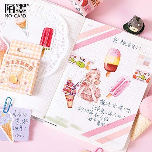 46 unids/Pack máquina expendedora de Helados Pegatinas Decorativas de papelería Scrapbooking DIY Diario álbum Etiqueta Adhesiva