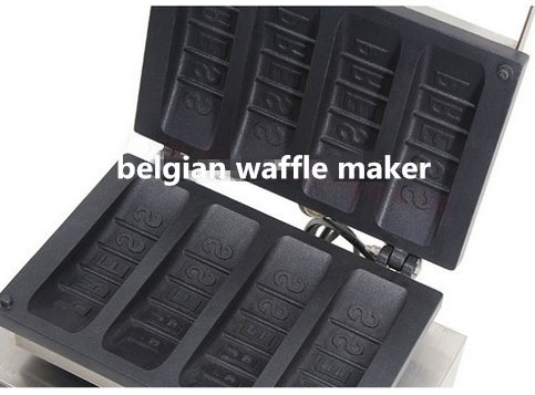 4pcs comercial belga máquina para hacer gofres Waffle máquina de hacer gofres Máquina de cono no-stick CE certificación 220 V – 240 V