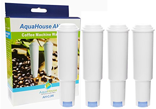 4x AquaHouse AH-CJW compatible para Jura Claris White Cartuchos para filtros de cafeteras