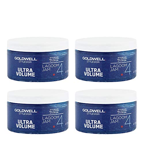 4x Goldwell Sign Lagoom Jam - Gel de volumen, 150 ml